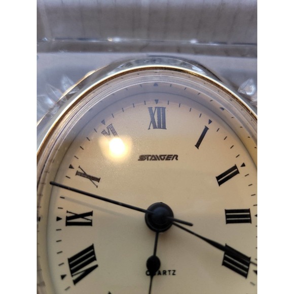 Staiger German Lead Xrystal Desk Mantle vintage Clock - Picture 3 of 3